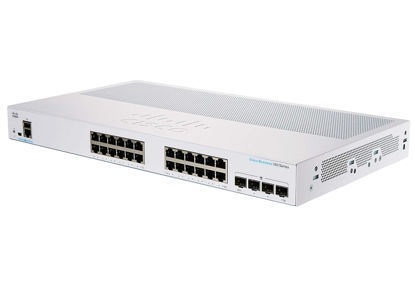 Picture of Cisco Business CBS350-24T-4G Managed Switch | 24 Port GE | 4x1G SFP | Limited Lifetime Protection (CBS350-24T-4G)
