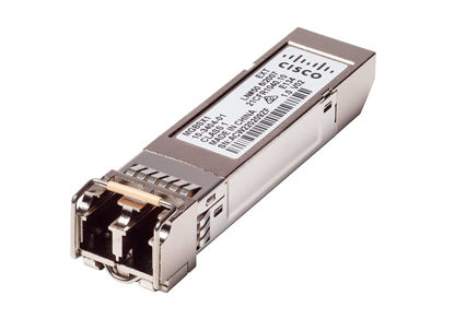 Picture of Cisco MGBSX1 SFP Transceiver | Gigabit Ethernet (GbE) 1000BASE-SX Mini-GBIC (MGBSX1)